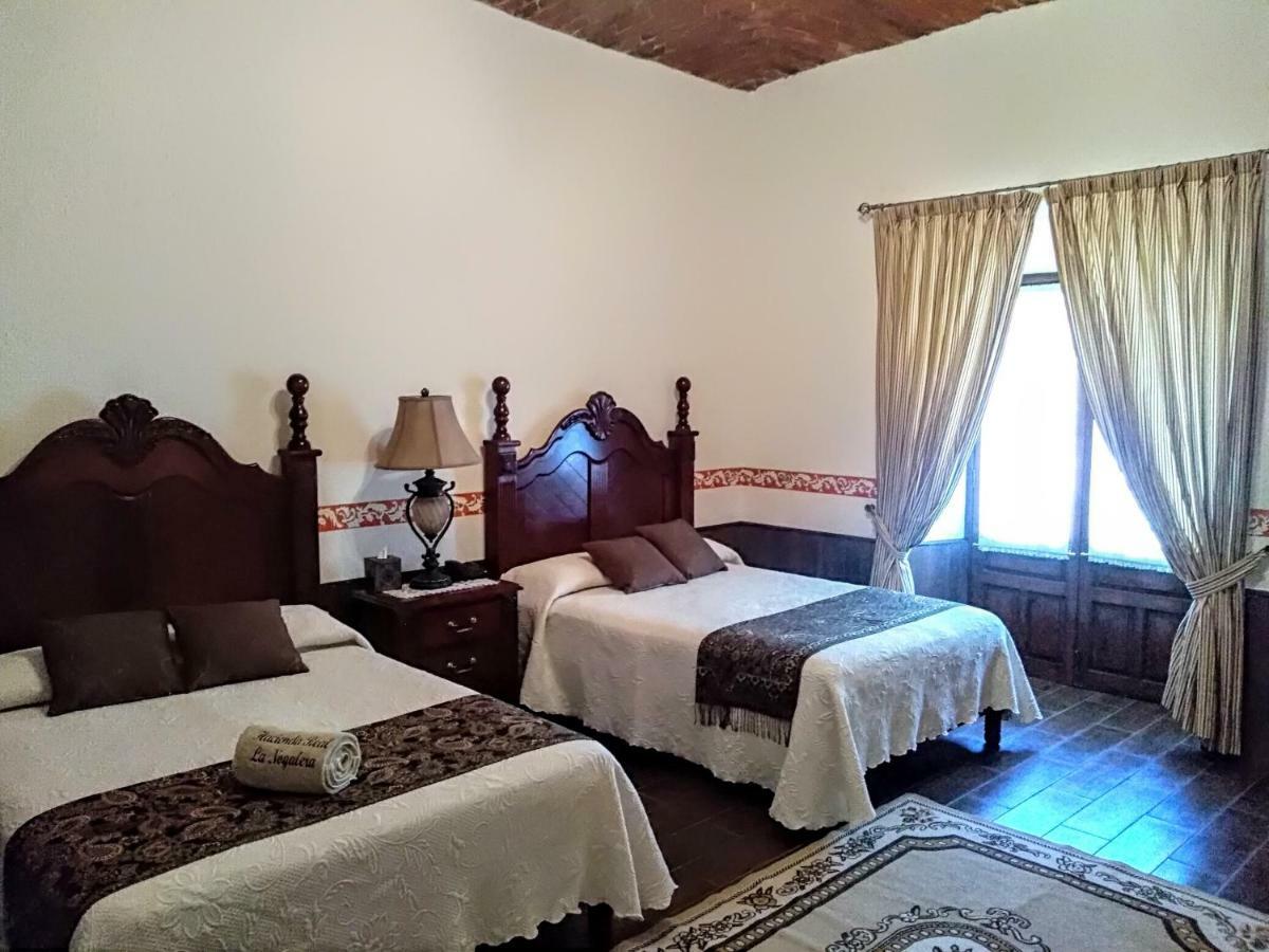 Hotel Spa Hacienda Real La Nogalera เตกิซเกียปัน ภายนอก รูปภาพ